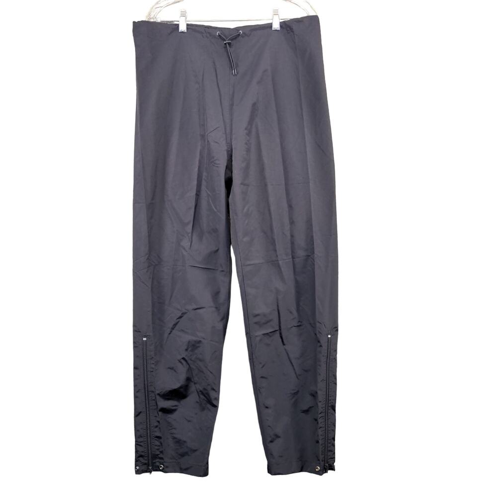 FedEx Mens VF Imagewear Nylon Pants Blue Size Small Zip Ankles